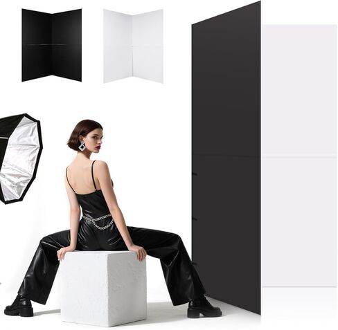 2Mx2M Large Photography Studio Portrait Backdrops Reflector Folding Fill Light Double-Sided Reflector for Photo Studio Still Life and Food Shooting in Saudi Arabia