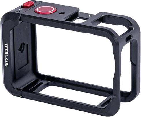 حافظة واقية من الألومنيوم على شكل قفص أرنب لكاميرا DJI Osmo Action 6، حامل محول توسيع إطار معدني متعدد الوظائف لملحقات كاميرا DJI Osmo Action 6 in Saudi Arabia