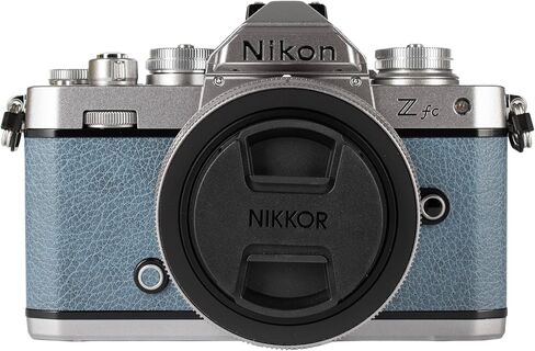 Nikon Zfc Mirrorless Camera with NIKKOR Z DX 16-50mm f/3.5-6.3 VR Lens (Chalk Blue), 20.9MP DX, 4K Video, Retro Design Bundle + 64GB Memory Card (Renewed) in Saudi Arabia