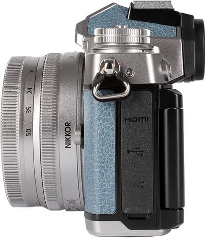 Nikon Zfc Mirrorless Camera with NIKKOR Z DX 16-50mm f/3.5-6.3 VR Lens (Chalk Blue), 20.9MP DX, 4K Video, Retro Design Bundle + 64GB Memory Card (Renewed) in Saudi Arabia