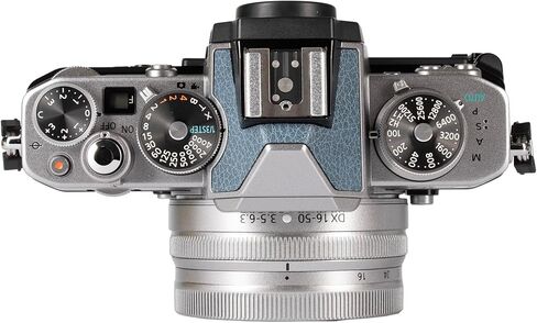 Nikon Zfc Mirrorless Camera with NIKKOR Z DX 16-50mm f/3.5-6.3 VR Lens (Chalk Blue), 20.9MP DX, 4K Video, Retro Design Bundle + 64GB Memory Card (Renewed) in Saudi Arabia