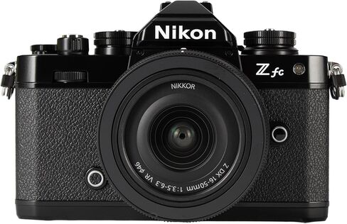 Nikon Zfc Mirrorless Camera Black with 16-50mm Lens 20.9MP DX 4K Video Bundle with + FTZ II Mount Adapter + Bag + Tripod + 3PC Filter Kit + 64GB Card (Renewed) in Saudi Arabia
