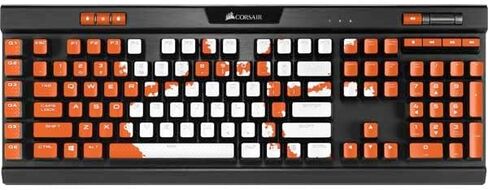 Skinit Decal Other Skin Compatible with K95 RGB Platinum Mechanical Gaming Keyboard - Officially Licensed Clemson University Tiger Print Purple Design in Saudi Arabia