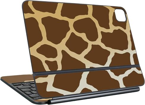 Keyboard Skin Compatible with Apple Magic Keyboard for iPad Pro 13" (M5) 2025 - Giraffe - Premium 3M Vinyl Protective Wrap Decal Cover - Easy to Apply | Crafted in The USA by MightySkins in Saudi Arabia