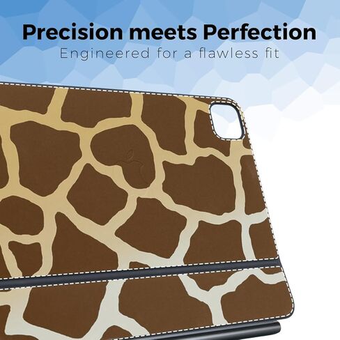 Keyboard Skin Compatible with Apple Magic Keyboard for iPad Pro 13" (M5) 2025 - Giraffe - Premium 3M Vinyl Protective Wrap Decal Cover - Easy to Apply | Crafted in The USA by MightySkins in Saudi Arabia