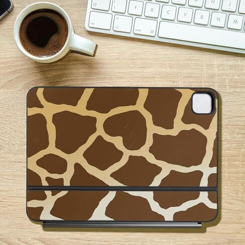Keyboard Skin Compatible with Apple Magic Keyboard for iPad Pro 13" (M5) 2025 - Giraffe - Premium 3M Vinyl Protective Wrap Decal Cover - Easy to Apply | Crafted in The USA by MightySkins in Saudi Arabia