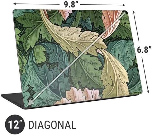 Skinit Laptop Decal Skin Compatible with Universal Laptop 12in (9.8 x 6.8in) - Bridgeman Art Acanthus by William Morris Design in Kuwait