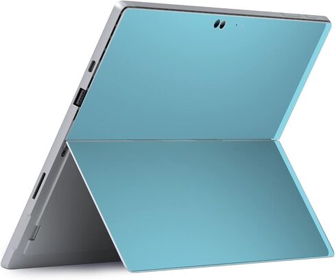 غلاف MightySkins متوافق مع Microsoft Surface Pro 8 - أزرق فاتح صلب | غطاء ملتف واقٍ ومتين وفريد ​​من نوعه من الفينيل | سهل التطبيق والإزالة وتغيير النمط | صنع في الولايات المتحدة الأمريكية in Kuwait