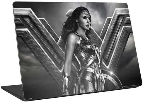 Skinit Laptop Decal Skin Compatible with Universal Laptop 16in (13 x 9.4in) - Officially Licensed Warner Bros Wonder Woman Justice League Design in Saudi Arabia