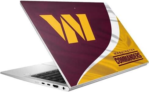 ملصق Skinit للكمبيوتر المحمول متوافق مع HP Elitebook 840 G7 - تصميم علم NFL Washington Commanders المرخص رسميًا in Saudi Arabia