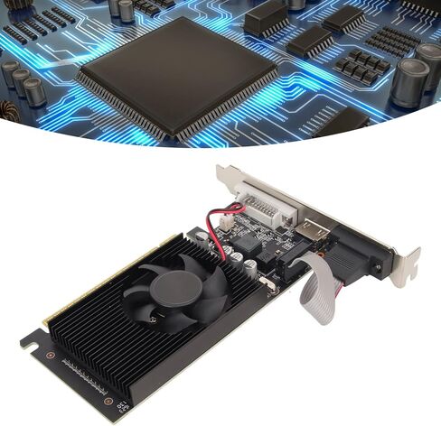 2GB DDR3 Graphics Card, GT610 2GB 64bit Computer Graphics Card High Definition Multimedia Interface for Computer Desktop in Saudi Arabia