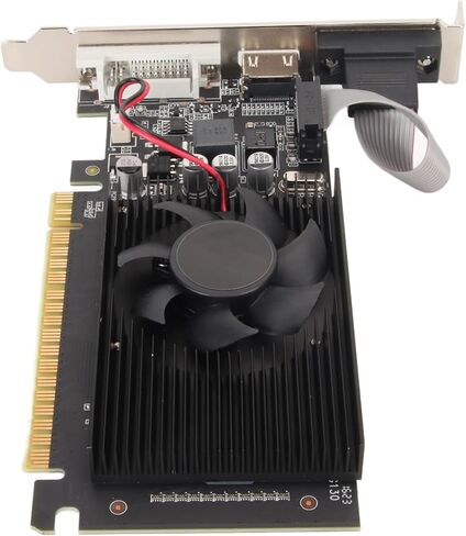 2GB DDR3 Graphics Card, GT610 2GB 64bit Computer Graphics Card High Definition Multimedia Interface for Computer Desktop in Saudi Arabia