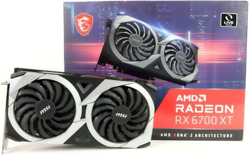 بطاقة رسومات MSI Gaming Radeon RX 6700 XT 192-bit 12GB GDDR6 DP/HDMI Dual Torx 3.0 Fans FreeSync DirectX 12 VR Ready (RX 6700 XT MECH 2X 12G) (متجددة) in Kuwait
