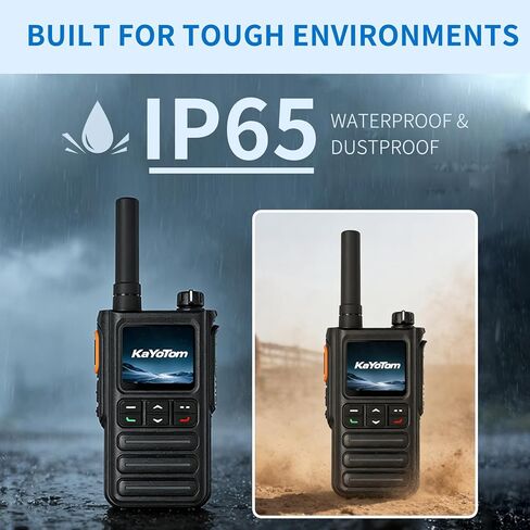Lifetime Free Rapid Unlimited Range Global Walkie Talkies – Long Range Two Way Radio, IP65 Waterproof, AI Noise Cancellation for Nationwide Outdoor, Logistics, Road Trips & Family(2-Pack) in Saudi Arabia