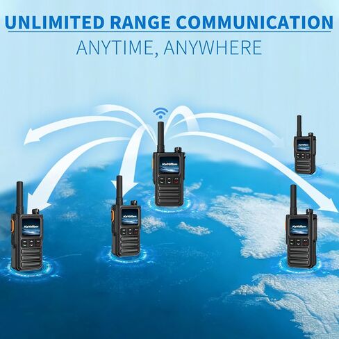 Lifetime Free Rapid Unlimited Range Global Walkie Talkies – Long Range Two Way Radio, IP65 Waterproof, AI Noise Cancellation for Nationwide Outdoor, Logistics, Road Trips & Family(2-Pack) in Saudi Arabia