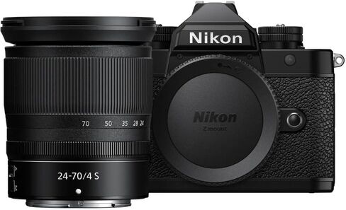 Nikon Zf Mirrorless Camera with NIKKOR Z 24-70mm f/4 S Lens, Full Frame FX 24.5MP, EXPEED 7, 4K Video, 5-Axis IBIS, Silver Bundle with Bag + Cleaning Kit + Flexible Tripod + 64GB Memory Card in Saudi Arabia