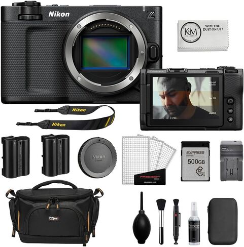 Nikon ZR 6K Cinema Camera Bundle with 500GB CFExpress Type B Card + Extra Battery + Battery Charger + Deluxe Cleaning Kit + Camera Bag + Cleaning Cloth (8 Items) in Saudi Arabia