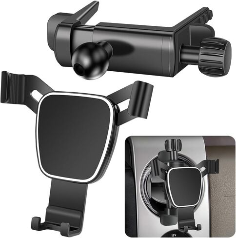 حامل هاتف للسيارة Ford Mustang 2005-2023 (ليس Mach E)، F-150 2004-2014، F-250 2008-2016، F-350 2008-2016، Expedition 2003-2017 ملحقات السيارات الداخلية الدائرية لتنفيس الهواء المحمول in Kuwait