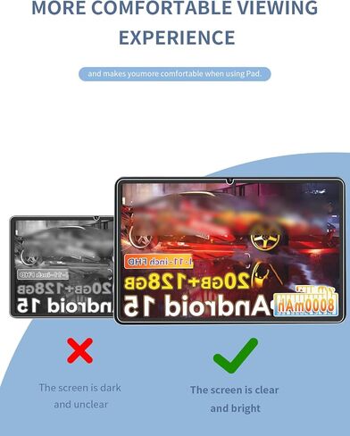 [عبوتان] واقي شاشة لجهاز Alphawolf LPad3A Tablet 11 بوصة من الزجاج المقوى، واقي شاشة لجهاز Alphawolf LPad3A 5G 11 بوصة مضاد للخدش وحساس وصلابة 9H in Kuwait