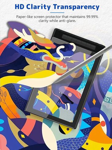 واقي شاشة ذو ملمس ورقي لجهاز HUION Kamvas Pro 13 مقاس 13.3 بوصة، فيلم PET غير لامع مضاد للوهج، مضاد لبصمات الأصابع ومقاوم للخدش للكتابة والقراءة الطبيعية in Kuwait