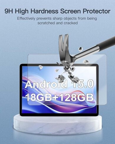 واقي شاشة لجهاز YQSAVIOR YQCP20PRO Android 15 Tablet 10 بوصة، زجاج مقسى بصلابة 9H لجهاز YQSAVIOR YQCP20PRO اللوحي مضاد للخدش، خالٍ من الفقاعات، وضوح عالي الدقة in Saudi Arabia