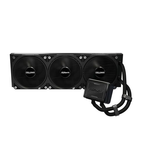 ASRock Challenger Pure 360 All-in-One Liquid CPU Cooler, Sleek All-Black Design, 360mm Radiator, 3-Phase Pump, 0dB Silent Cooling, 6-Year Warranty in Saudi Arabia
