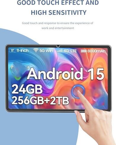 [عبوة من قطعتين] واقي شاشة لجهاز TABWEE W90 Android Tablet مقاس 11 بوصة من الزجاج المقوى، واقي شاشة لجهاز BESTTAB W90 Tablet مضاد للخدش وحساس وصلابة 9H in Kuwait