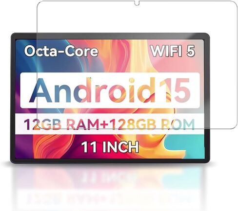 واقي شاشة لجهاز SVITOO P11 Tablet مقاس 11 بوصة، زجاج مقسى بصلابة 9H لجهاز SVITOO P11 Android 15 Tablet مضاد للخدش، خالٍ من الفقاعات، وضوح عالي الدقة in Kuwait