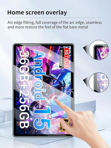 واقي شاشة لجهاز POWMUS LS1111 Android Tablet 11 بوصة، مضاد للخدش 9H صلابة اللمس الحساسة 2.5D حواف مستديرة خالية من الفقاعات سهلة التركيب، عبوتان. in Kuwait
