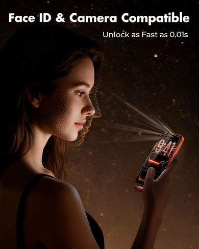 واقي شاشة من الزجاج المقوى لهاتف iPhone 17 Pro Max وiPhone 16 Pro Max (6.9 بوصة)، عالي الدقة مضاد للخدش، حماية من الضوء الأزرق والأشعة فوق البنفسجية، مضاد لبصمات الأصابع، سهل التركيب وخالي من الفقاعات، in Kuwait
