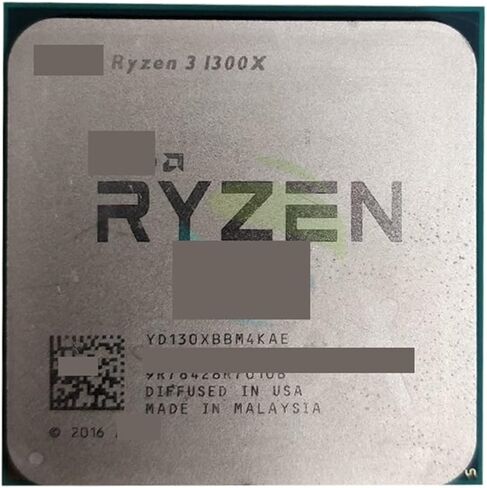 R 3 1300X R3 1300X3.5 GHz Quad-Core Quad-Thread Prosesor CPU YD130XBBM4KAE Socket AM4 in Saudi Arabia