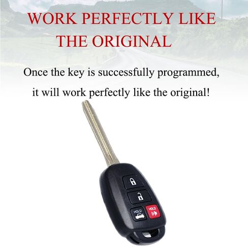 MechanMagic G Chip Key Fob استبدال يناسب Toyota Camry 2012 2013 2014 التحكم عن بعد للدخول بدون مفتاح معرف FCC: HYQ12BDM، PN: 89070-06420 (مجموعة من 2) in Kuwait