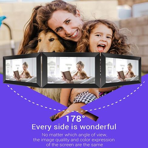 10.1 Inch WLAN Digital Picture Frame,1280x800 Touch Screen, Auto Rotate Digital Photo Frame, Built in 16GB Memory, Share Moments via APP from Anywhere (US Plug) in Saudi Arabia