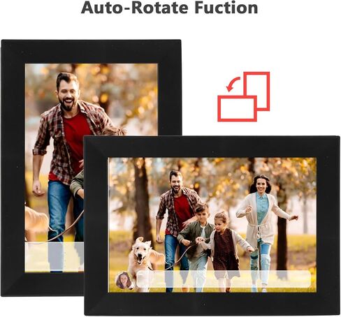 10.1 Inch WLAN Digital Picture Frame,1280x800 Touch Screen, Auto Rotate Digital Photo Frame, Built in 16GB Memory, Share Moments via APP from Anywhere (US Plug) in Saudi Arabia