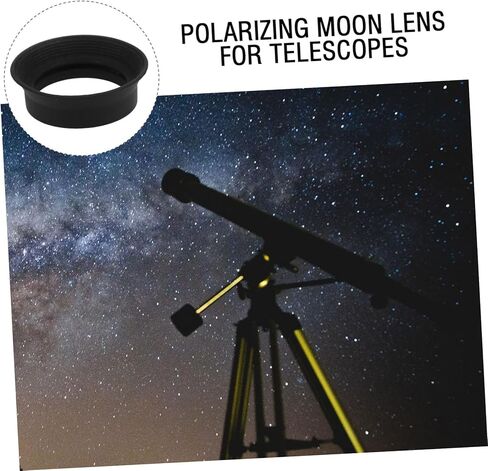 POPETPOP 2pcs Eyepiece Guards with Moon Filter for Telescopes Reduces Glare and Lunar Detail for Full Moon Observing Shock Resistant Design Easy Installation in Saudi Arabia