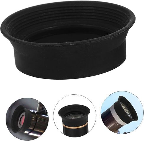 POPETPOP 2pcs Eyepiece Guards with Moon Filter for Telescopes Reduces Glare and Lunar Detail for Full Moon Observing Shock Resistant Design Easy Installation in Saudi Arabia