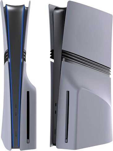 Pro Disc Edition Cover Plates for New PS5 Pro Console, Shell Panels Compatible with New Playstation 5 Pro Accessories Protective Replacement Faceplate (Transparent) in Saudi Arabia