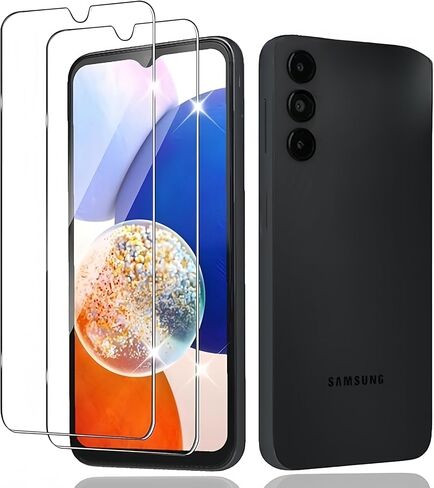 عبوتان لواقي شاشة Samsung Galaxy A14، [صلابة 9H] [HD] [حماية العين] زجاج مقوى in Kuwait