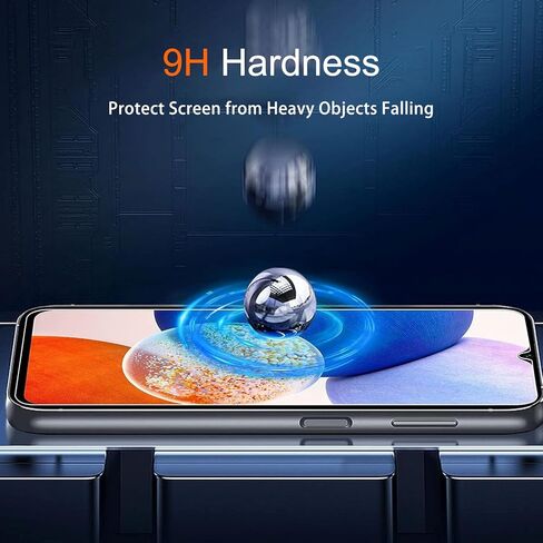 عبوتان لواقي شاشة Samsung Galaxy A14، [صلابة 9H] [HD] [حماية العين] زجاج مقوى in Kuwait