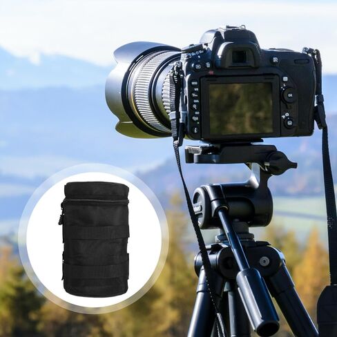 مقاوم للماء للصدمات Dslr عدسة الكاميرا الحقيبة كبيرة 13x13x23 سنتيمتر النايلون واقية للسفر التصوير الفوتوغرافي in Saudi Arabia