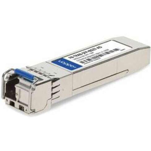 جهاز إرسال واستقبال SFP+ متوافق مع EX-SFP-10G-BX-U-40، 10GBASE-BX، 1270 نانومتر TX/1330 نانومتر RX، 40 كم، ألياف أحادية الوضع، موصل LC، فضي in Saudi Arabia