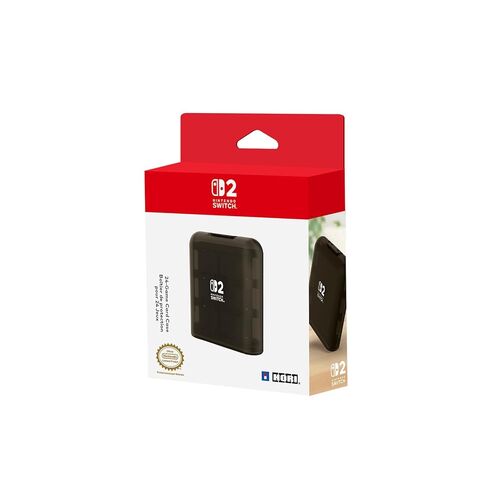 HORI 24-Game Card Case (Black) for Nintendo Switch 2 - Officially Licensed by Nintendo in Saudi Arabia