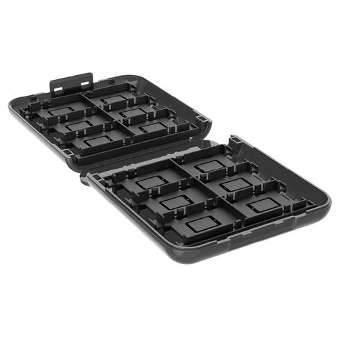 HORI 24-Game Card Case (Black) for Nintendo Switch 2 - Officially Licensed by Nintendo in Saudi Arabia