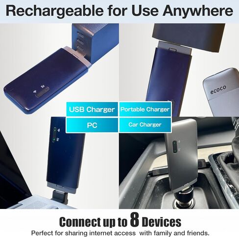 ecoco Pocket Wi-Fi (100 جيجابايت، أزرق داكن) (100 جيجابايت/365 يومًا) in Saudi Arabia