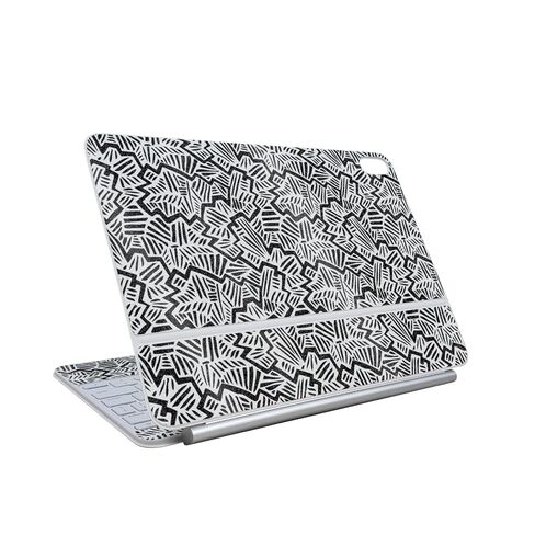 Carbon Fiber Skin Compatible with Apple Magic Keyboard for iPad Air 13-inch (M3) 2025 - Tie Dye 2 - Premium 3M Vinyl Protective Wrap Decal Cover - Easy to Apply | Crafted in The USA by MightySkins in Saudi Arabia