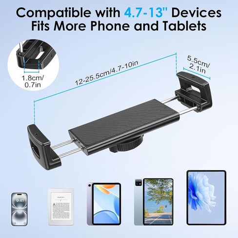 EEEKit Tablet Yoke Mount, Aircraft Yoke Tablet Holder, 360° Adjustable Metal Arm, Aviation Trainer Clamp Holder Compatible with iPad, Smartphones, 4–10 Inch Devices in Kuwait