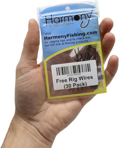 Harmony Fishing – Free Rig Wires – Turn Any Fishing Weight into a Free Rig (30 Pack) in Saudi Arabia
