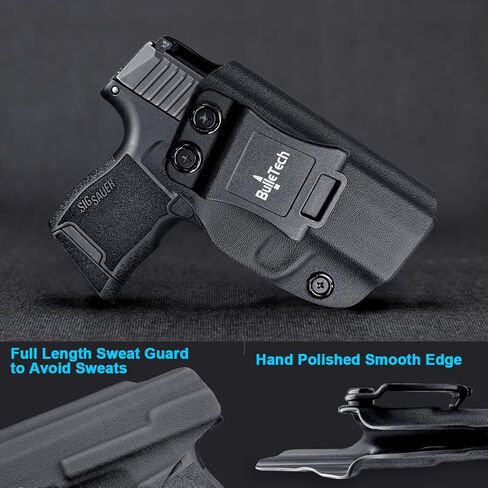 IWB Kydex Holster Compatible with Sig Sauer P365 / P365 SAS / P365 X, Inside Concealed Waistband Carry Holster for Sig P365 Holster - Adj. Cant Retention, Cover Mag-Button in Saudi Arabia