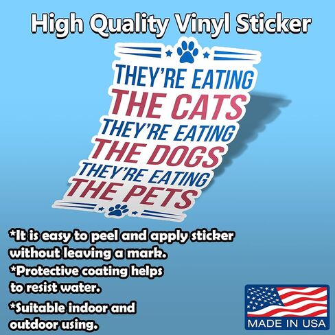 Protest Animal Cruelty Save Pets from Harmful Practices They are Eating Dogs and Cats Sticker for Car Body, Phones, Laptop, Water Bottles, Tumbler in Saudi Arabia