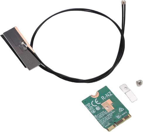 محول PUSOKEI WiFi 6E، شريحة MT7920 ثنائي النطاق 2.4 جيجا هرتز 5 جيجا هرتز 1800 ميجا بت في الثانية NGFF M.2 بطاقة شبكة الكمبيوتر المحمول مع BT5. دعم MU MIMO، لواجهة Win 10 11 لأجهزة الكمبيوتر المحمولة M2 2230 A E in Kuwait
